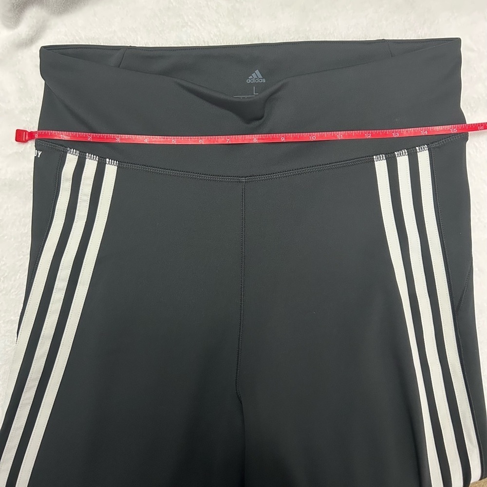 Adidas women’s size large black Y2K full length performance leggings - Picture 9 of 11
